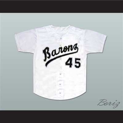 Jordan #45 Barons Stitched Baseball Jersey 