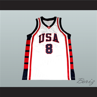 Basketball Jerseys Carmelo Anthony #8 Team USA Jersey White