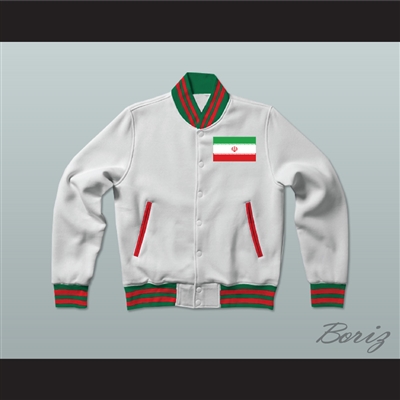 Iran Varsity Letterman Jacket-Style Sweatshirt