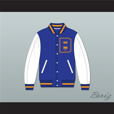 Lethal Weapon 2 Martin Riggs Blue and White Varsity Letterman Jacket ...