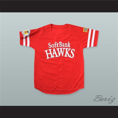 T-shirt Fukuoka SoftBank Hawks Homme Noir – Baseball, Taille S à 5XL, Neuf Avec Étiquettes